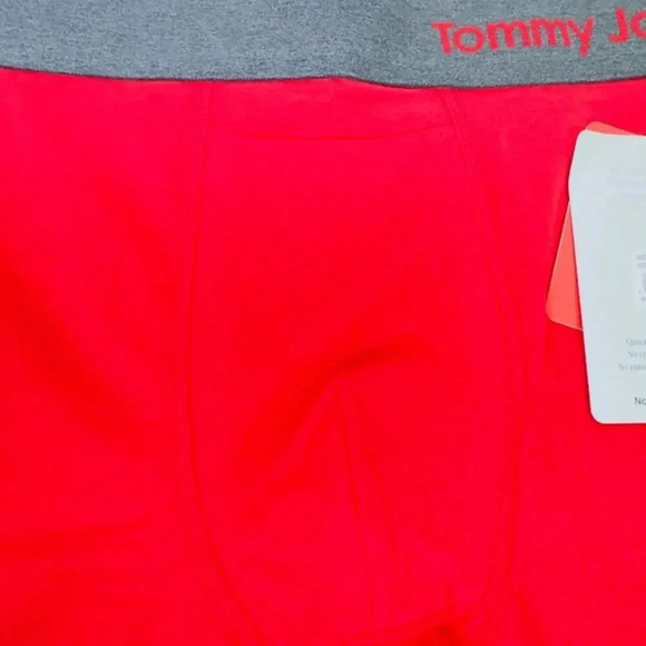 NEW Tommy John Cool Cotton Performance Boxer Brief Trunks Red Gray Mens Medium - Picture 4 of 7